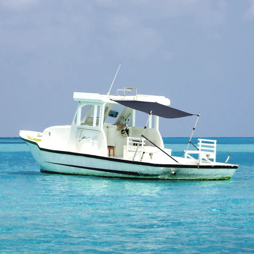 vidaXL T-top Schaduwdoek Marineblauw - 65% Korting!