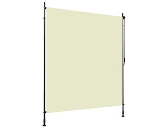 vidaXL Rolgordijn Buiten Crème 200x270 cm - 57% Korting