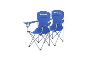 SONGMICS Campingstoelen (2-pack) - Blauw - 41% Korting