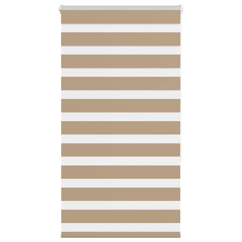 vidaXL Zebra Gordijn - 90x150 cm - Zandbruin - 65% Korting!