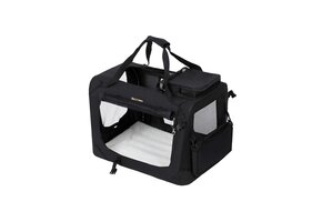 FEANDREA Honden Bench - Ruim & Opvouwbaar - Zwart - 41% Korting