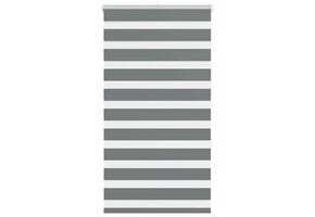 VidaXL Zebra Rolgordijn - Donkergrijs - 75x150 cm - 42% Korting!