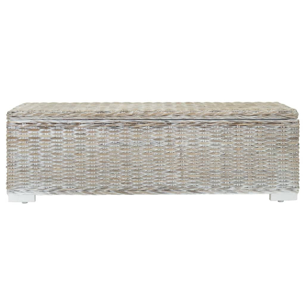 VidaXL Kubu Rattan & Mahoniehout Opbergbank 110cm - 41% Korting