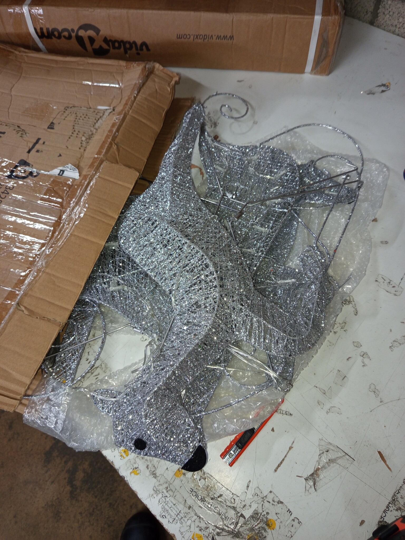 vidaXL Kerstdecoratie Rendieren & Slee: 60 LED's Zilver - 73% Korting!