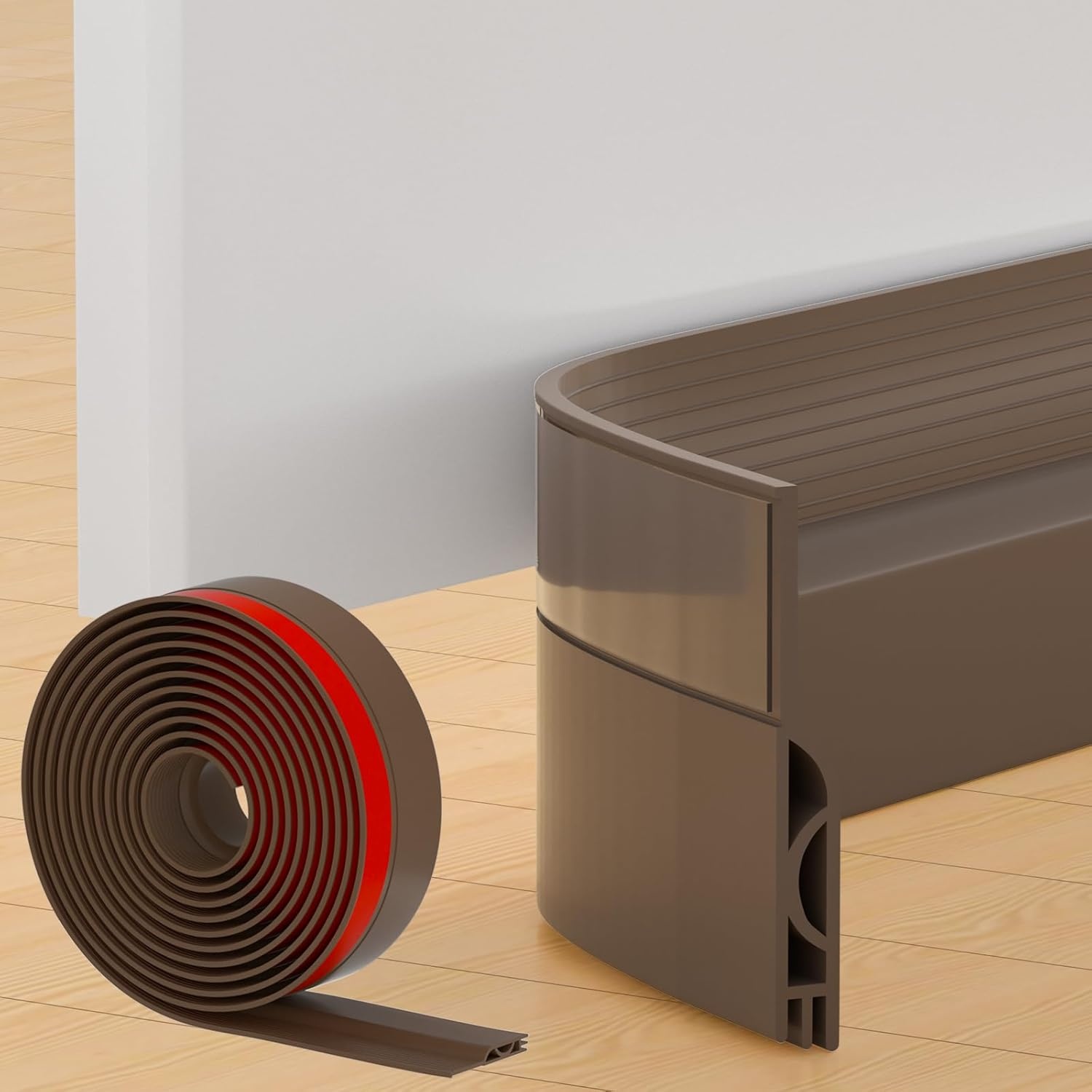 Ormein Tochtstrip Deur - Bruin, 1m | 43% Korting