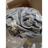 vidaXL Driezitsbankhoes - 68% Korting! Polyester Jersey Grijs