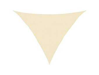 vidaXL Zonnezeil Crème HDPE 3x3x4.2m - 65% Korting