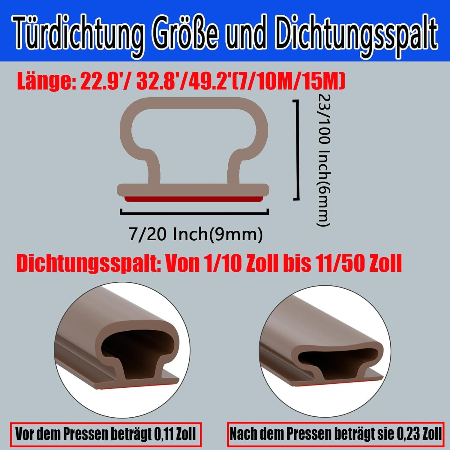 Zelfklevende Deur/Raam AfDichting Tape 37% Korting