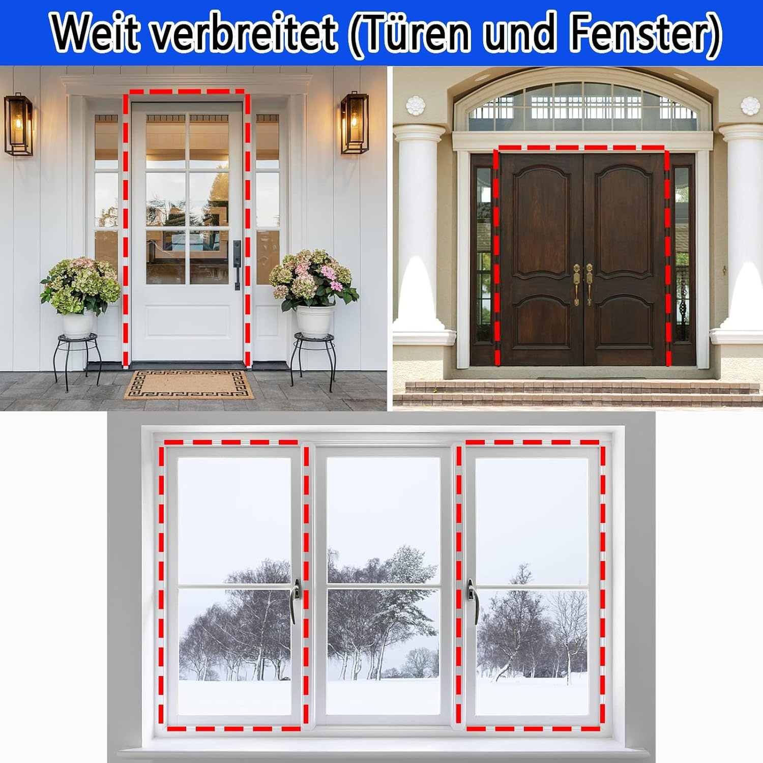 Zelfklevende Deur/Raam AfDichting Tape 37% Korting