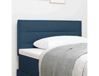 vidaXL Hoofdbord Blauw Stof - Verstelbaar - 57% Korting