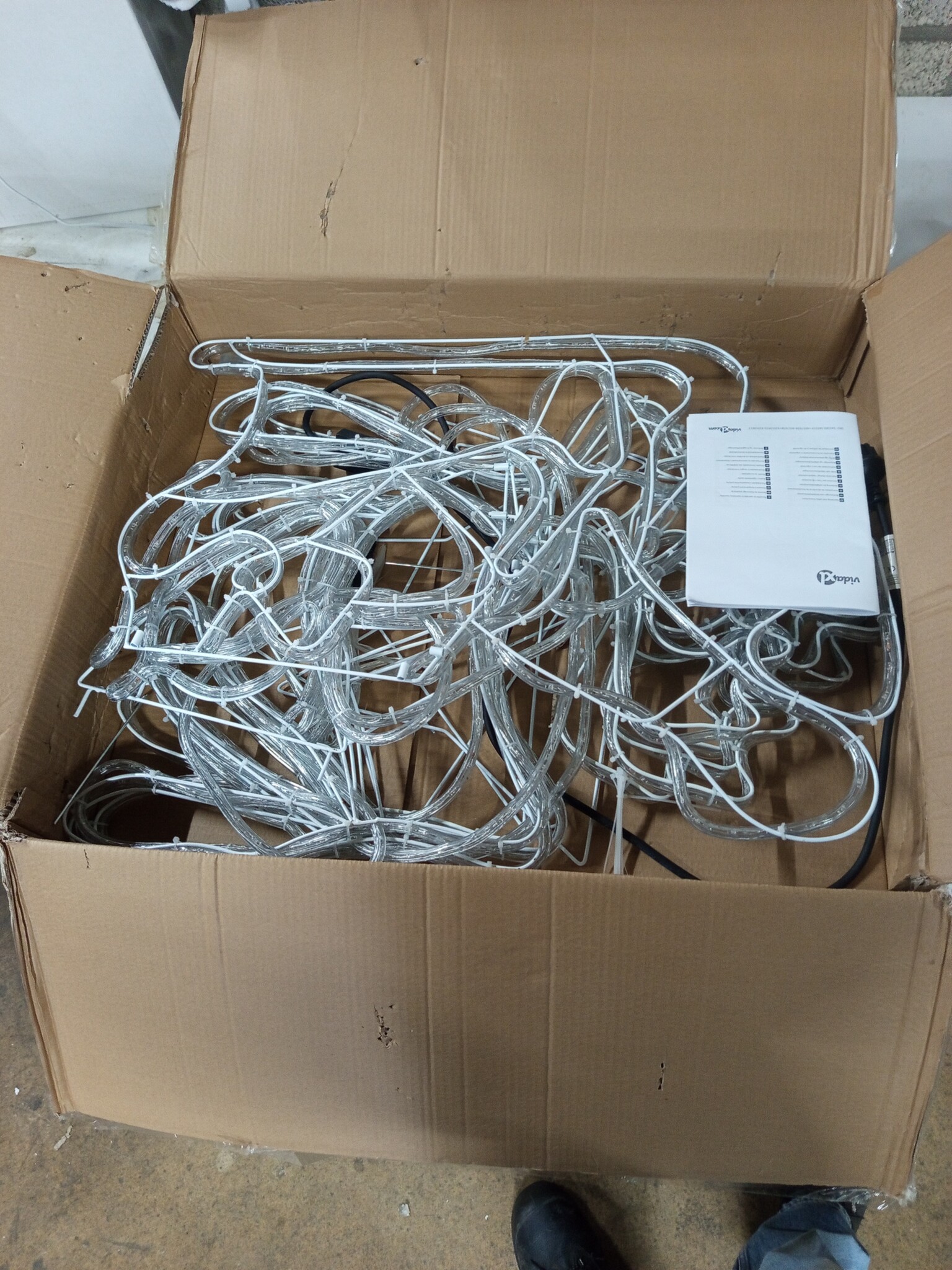 vidaXL LED Kerstdecoratie Multikleur (69x79cm) PVC - 76% Korting!