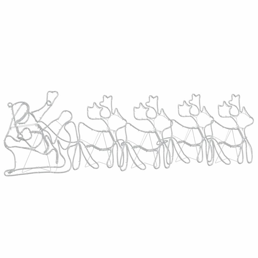 vidaXL LED Kerstdecoratie Multikleur (69x79cm) PVC - 76% Korting!