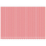 vidaXL Luifeldoek Rood/Wit Gestreept - 30% Korting