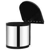 VidaXL Keukenvuilnisbak Inbouw 8L RVS | 70% Korting