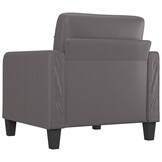 vidaXL Fauteuil Kunstleer Grijs - 53% Korting!