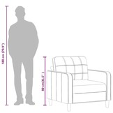 vidaXL Fauteuil Kunstleer Grijs - 53% Korting!