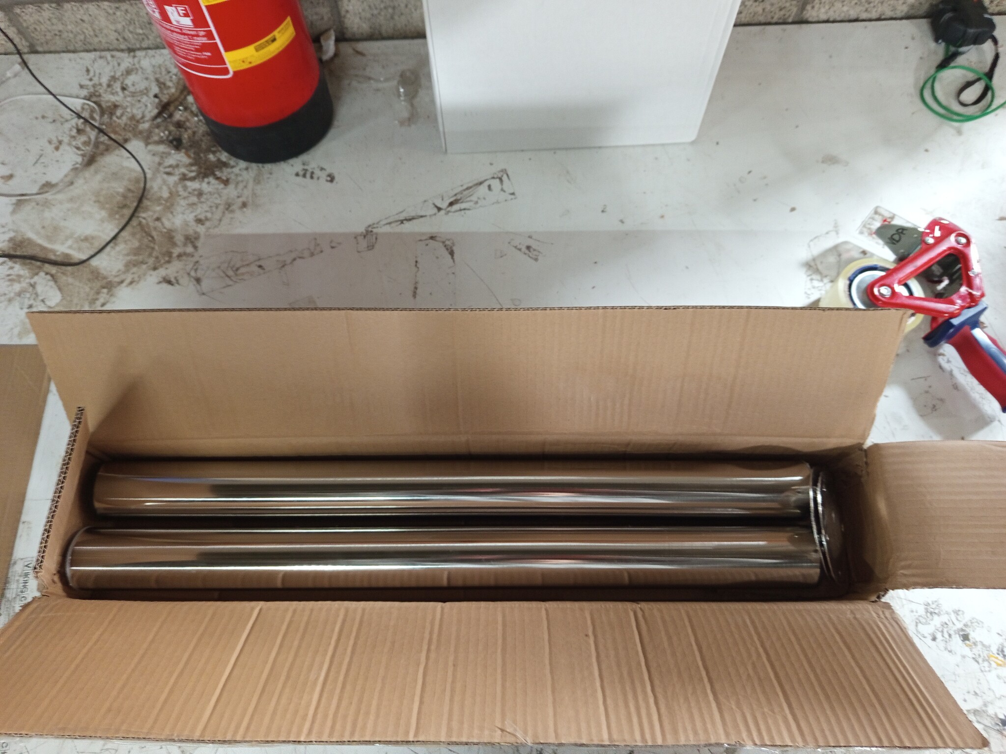 Tafelpoten Geborsteld Nikkel 710-1100mm (2 st) - 64% Korting!