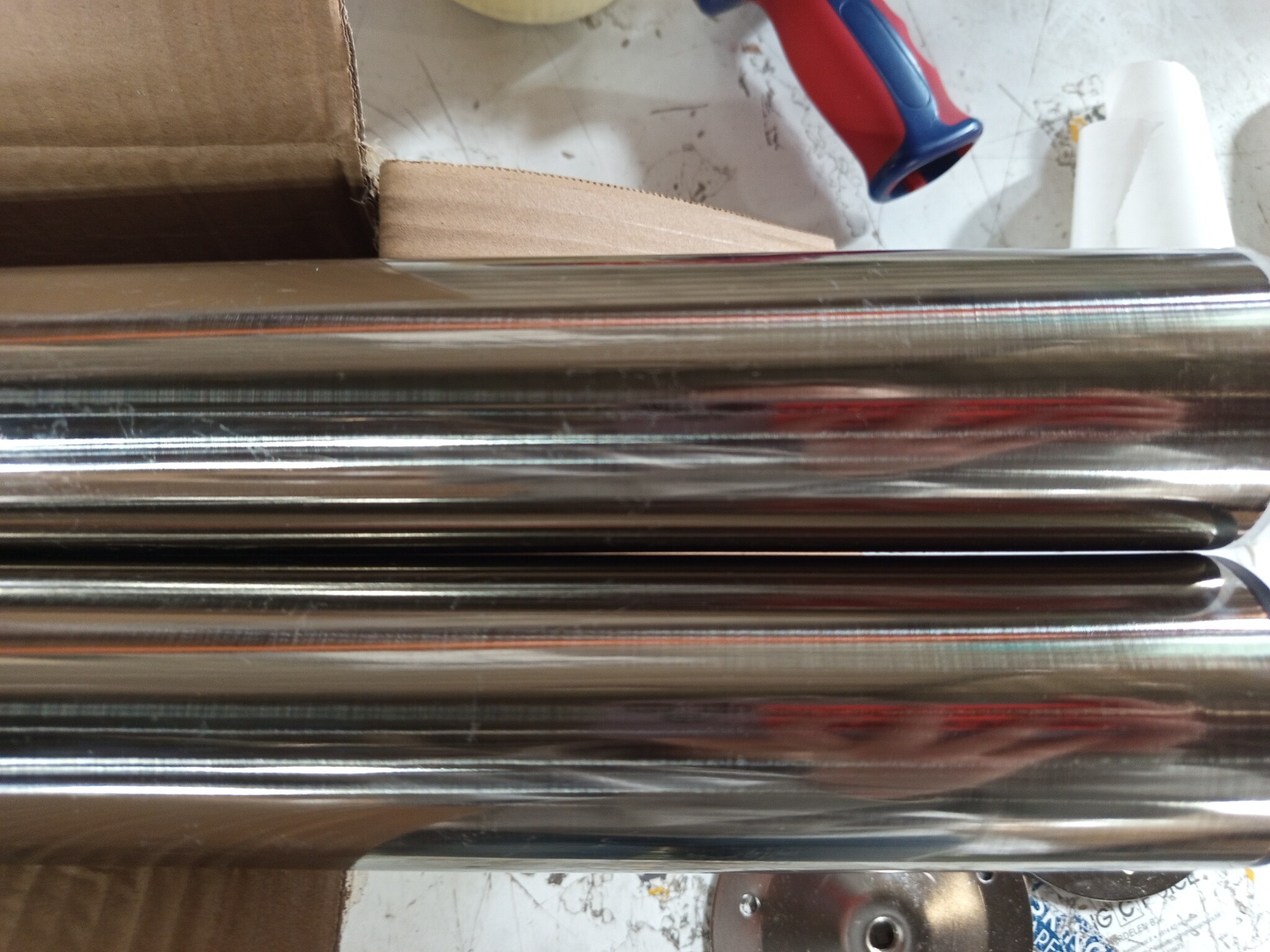 Tafelpoten Geborsteld Nikkel 710-1100mm (2 st) - 64% Korting!