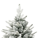 vidaXL Kerstboom 210cm met Sneeuwvlokken - 65% Korting
