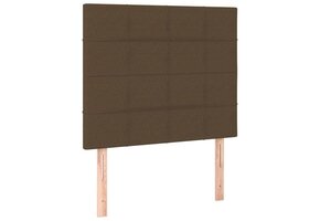 vidaXL Hoofdborden (2 stuks) - Donkerbruin, stof - Nu 53% korting!