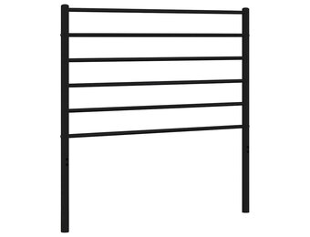 VidaXL Hoofdbord Metaal Zwart 100 cm | -65%