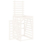vidaXL Containerberging Grenenhout Wit - 47% Korting!
