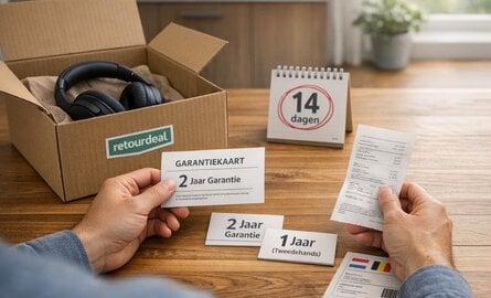 Garantie op retourdeals: dit zijn jouw rechten als koper in Nederland en België