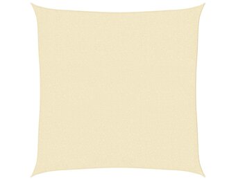 vidaXL Zonnescherm HDPE Crème 3,6x3,6m - 65% Korting!