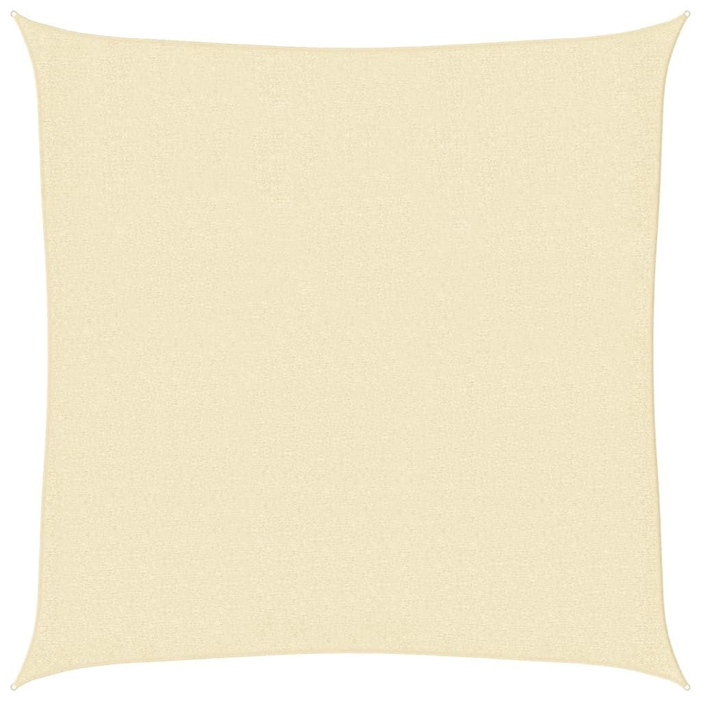 vidaXL Zonnescherm HDPE Crème 3,6x3,6m - 65% Korting!