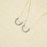 vidaXL Zonnescherm HDPE Crème 3,6x3,6m - 65% Korting!