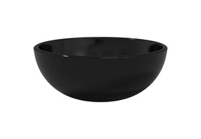 vidaXL Wasbak Gehard Glas Zwart 30x12 cm | 57% Korting