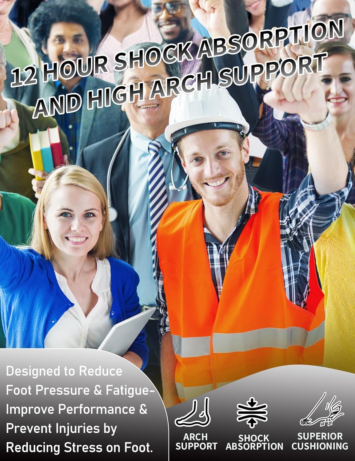 Trustfeet Anti-Vermoeidheid Zooltjes - Maat XS (Grijs) - 59% Korting