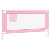 vidaXL Bedhekje peuter 150x25 cm stof roze