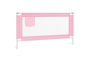 vidaXL Bedhekje Peuter 150x25 cm Stof Roze - 35% Korting!