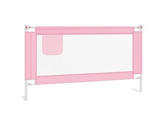 vidaXL Bedhekje peuter 150x25 cm stof roze