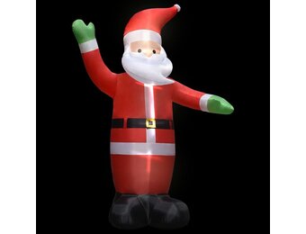vidaXL Kerstman opblaasbaar met LED's IP44 3 m
