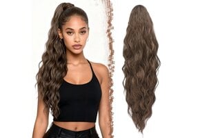 FESHFEN Ponytail Extensions - Golden Brown, 49% Korting!