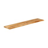vidaXL Tafelblad met natuurlijke rand 160x40x2,5 cm massief mangohout