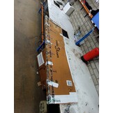 vidaXL Tafelblad met natuurlijke rand 160x40x2,5 cm massief mangohout