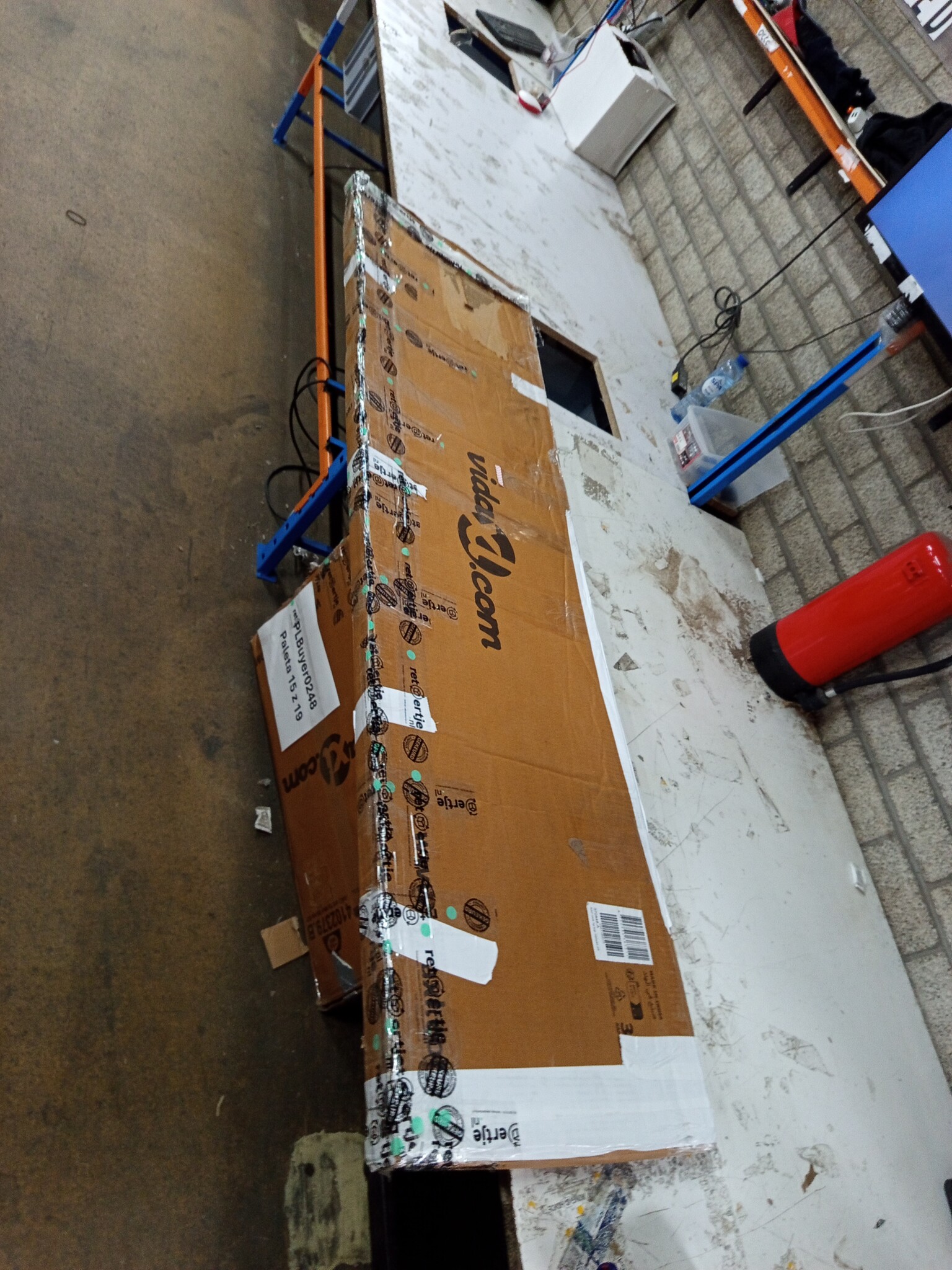 vidaXL Tafelblad met natuurlijke rand 160x40x2,5 cm massief mangohout