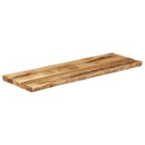 vidaXL Tafelblad met natuurlijke rand 120x40x3,8 cm massief mangohout