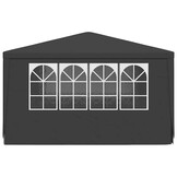 vidaXL Partytent met zijwanden professioneel 90 g/m² 4x4 m antraciet
