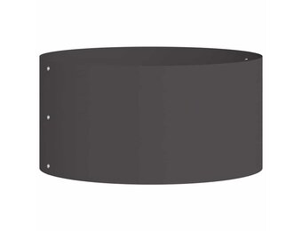 vidaXL Tuin Bloempot Zwart 40 x 40 x 20 cm Staal