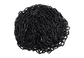 vidaXL Veiligheidsketting Zwart - Ø 6 mm x 30 m | 42% Korting!