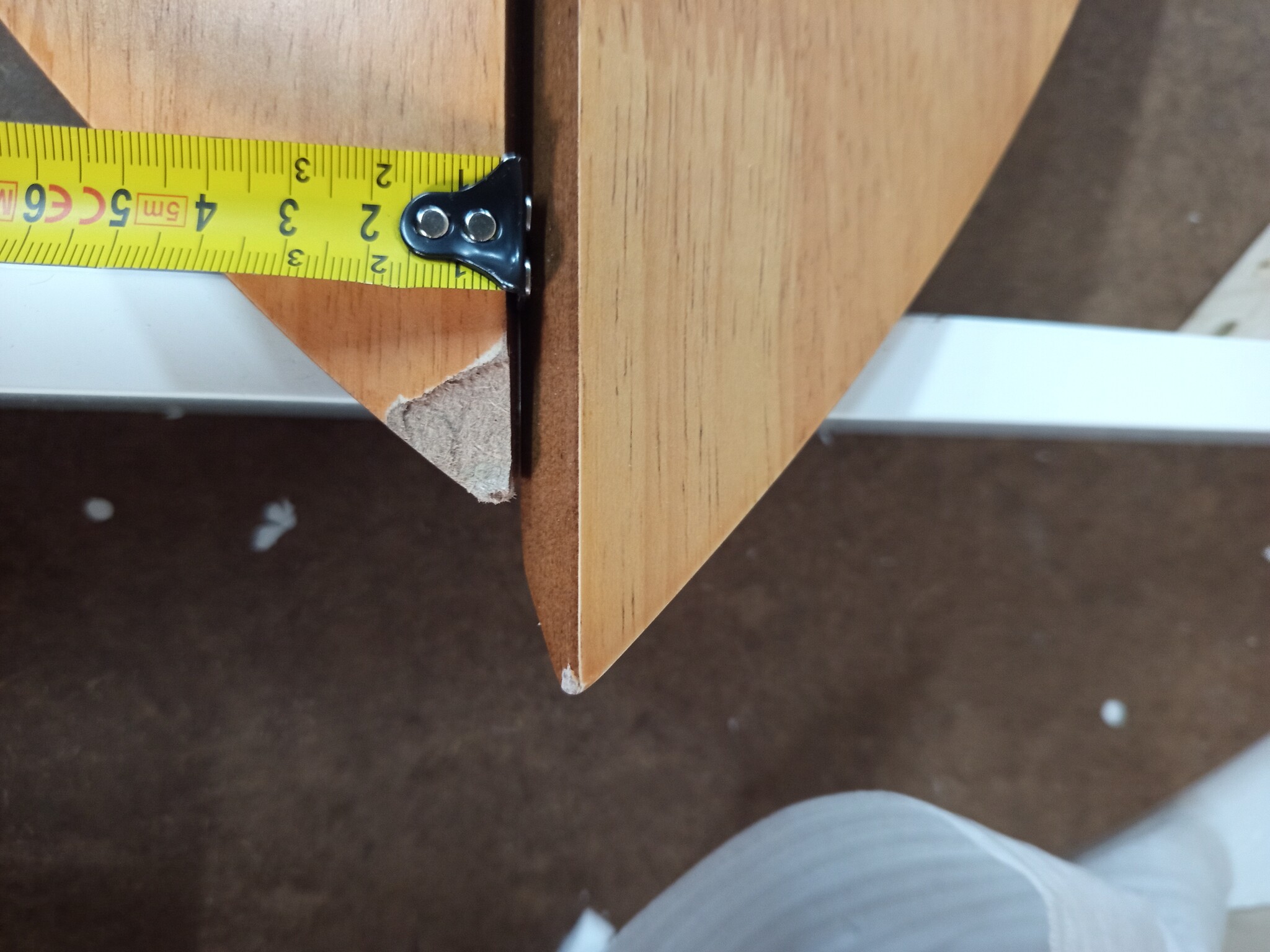 vidaXL Eettafel Rond Inklapbaar MDF Wit - 55% Korting!