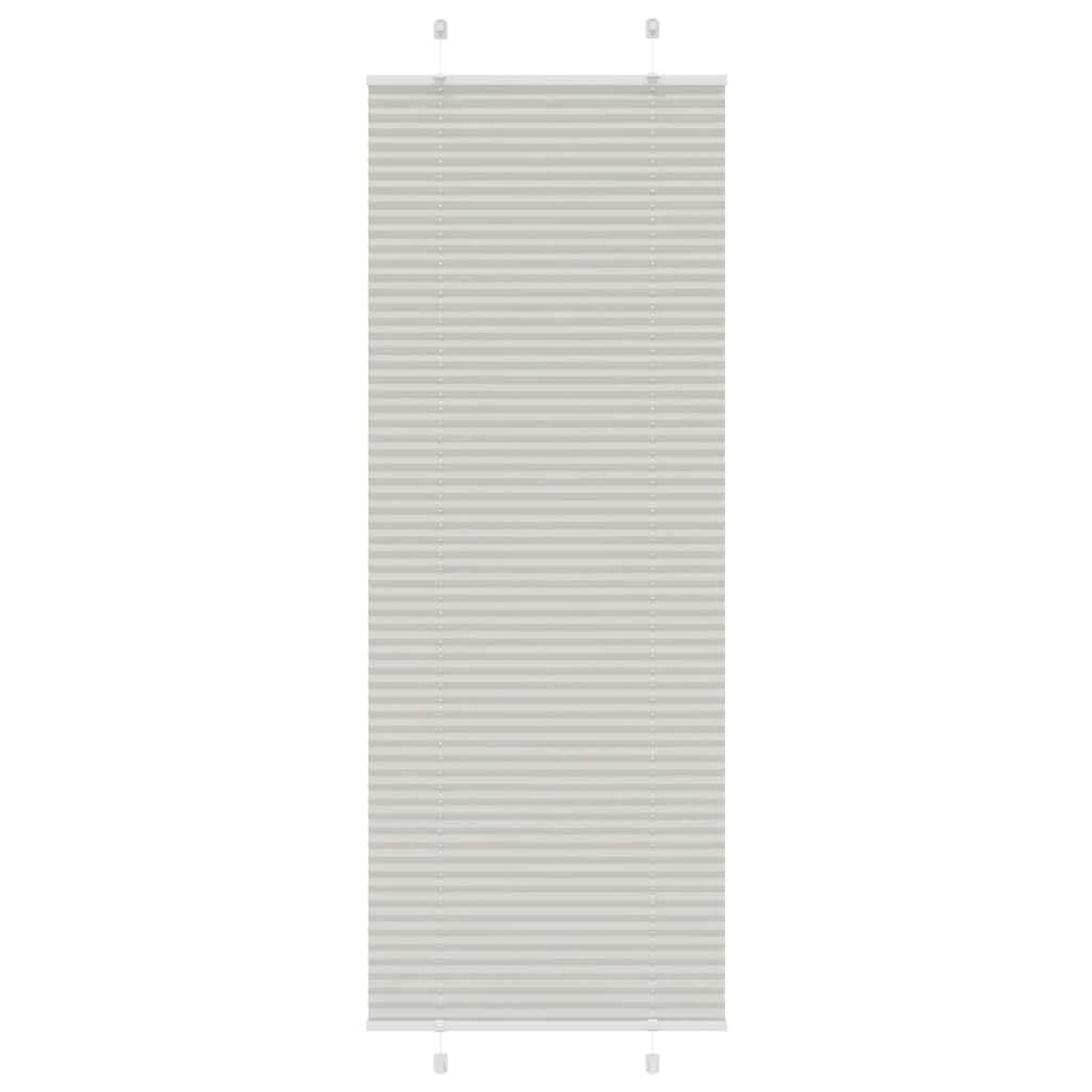 vidaXL Plisségordijn Lichtgrijs - 54% Korting