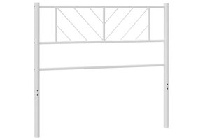 vidaXL Hoofdbord 90 cm metaal wit | 53% Korting!