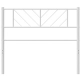 vidaXL Hoofdbord 90 cm metaal wit | 53% Korting!