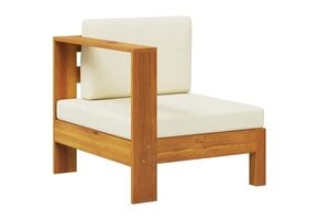 vidaXL Middenbank Acaciahout Crèmewit - 57% Korting!