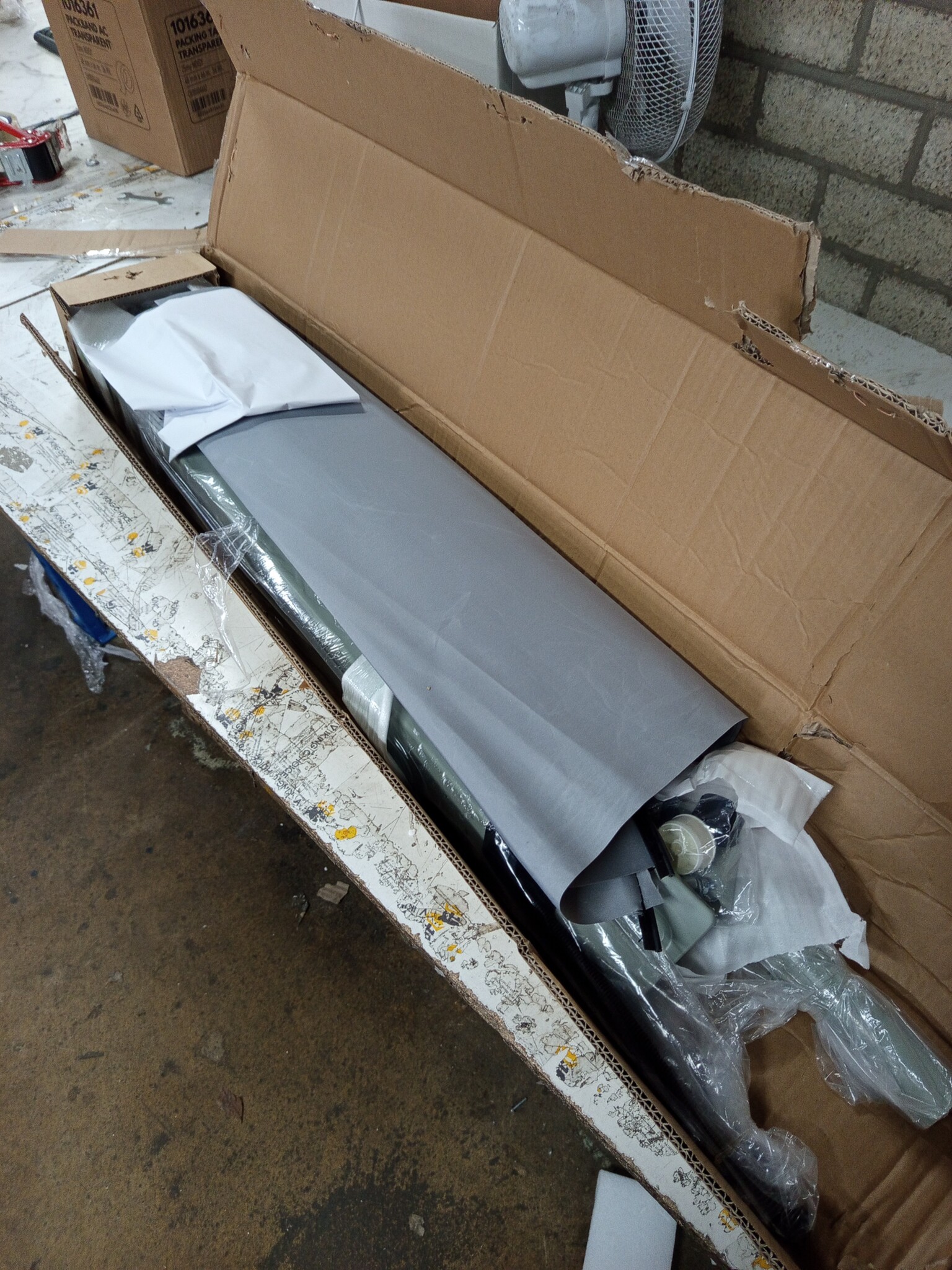 vidaXL Uittrekbaar Tuinscherm 600x160cm Grijs - 79% Korting